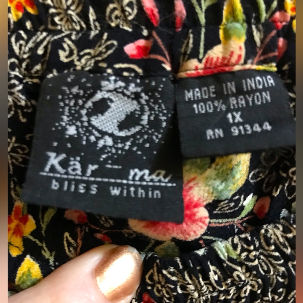 Karma 1X Floral Maxi Skirt - Picture 2 of 4
